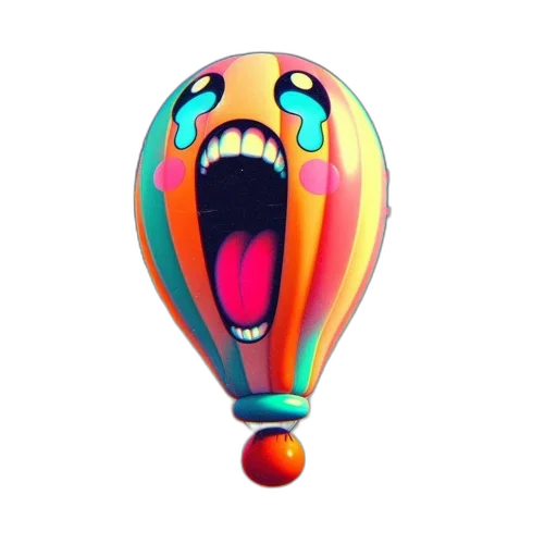 mask, face, creature, umbrella transparent PNG cut-out