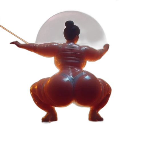 staff, robot, weapon, 3d render transparent PNG cut-out