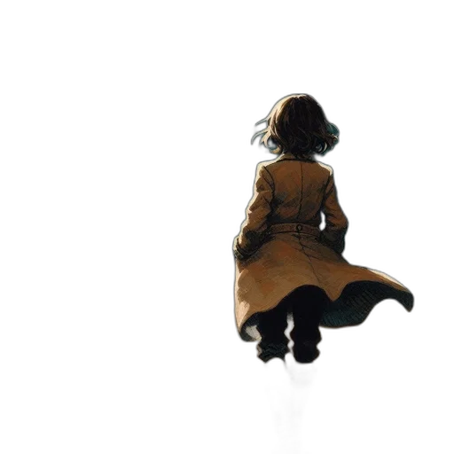 dress, robot, creature, jacket transparent PNG cut-out