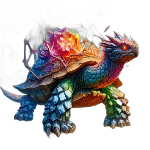 dragon, creature, animal, staff transparent PNG cut-out