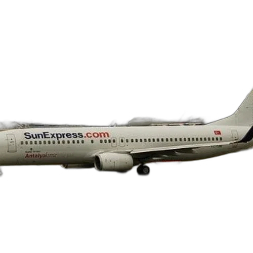 3d render, sunexpress, com, airplane transparent PNG cut-out