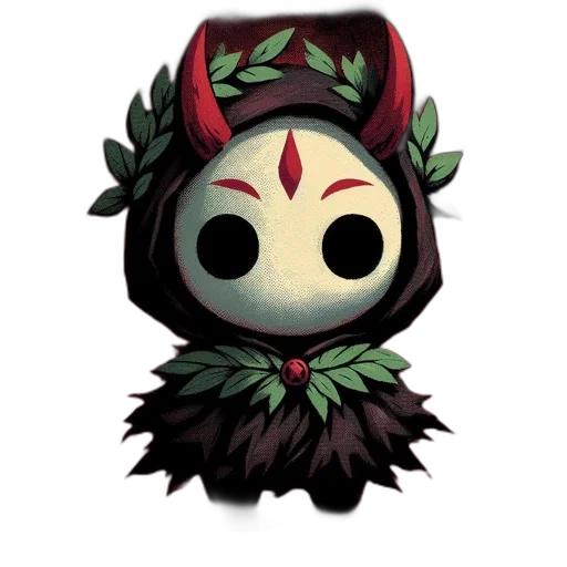 mask, crown, face, creature transparent PNG cut-out