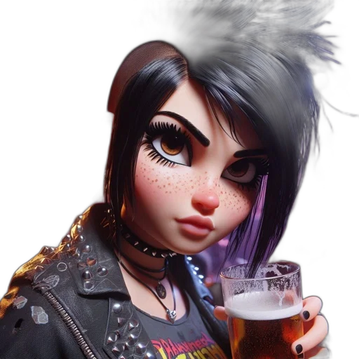 jacket, face, fantasy art, concept art transparent PNG cut-out