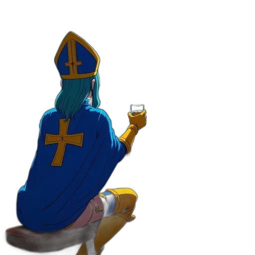 crown, sword, bottle, staff transparent PNG cut-out