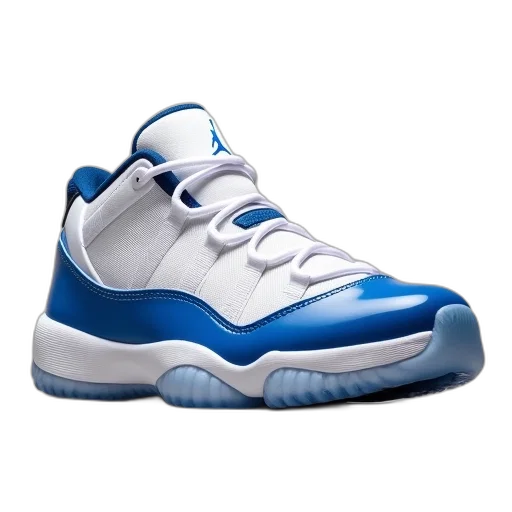 shoes, blue, jordan, low transparent PNG cut-out