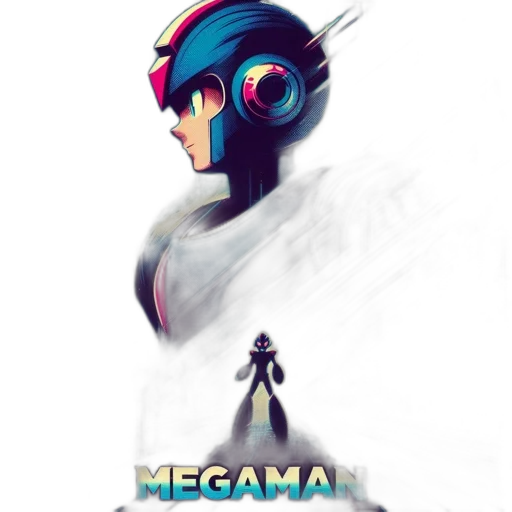robot, concept art, vaporwave, cyberpunk transparent PNG cut-out