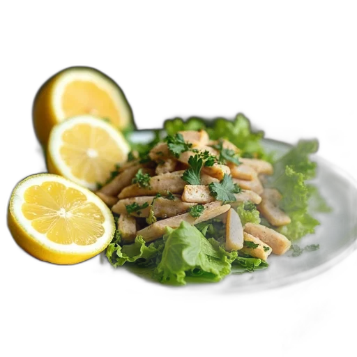 food, 3d render, photorealistic, plate transparent PNG cut-out