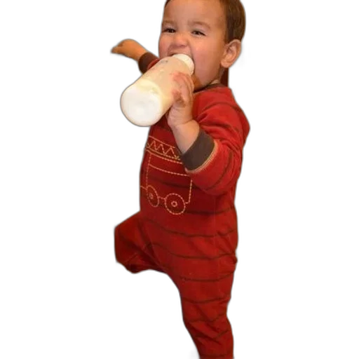 bottle, food, staff, 3d render transparent PNG cut-out