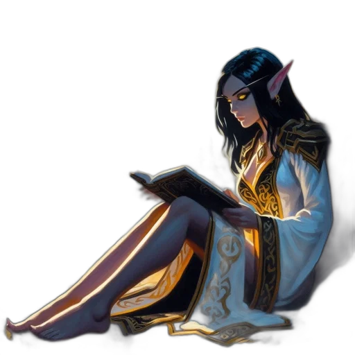dress, jewelry, fantasy art, concept art transparent PNG cut-out