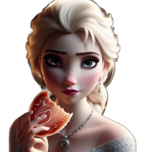 jewelry, dress, face, fantasy art transparent PNG cut-out