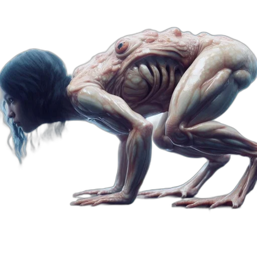 creature, animal, hair, robot transparent PNG cut-out