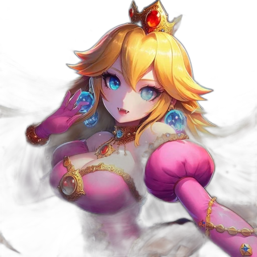 crown, dragon, dress, fantasy art transparent PNG cut-out