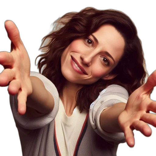 face, jacket, staff, hair transparent PNG cut-out