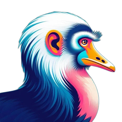 animal, face, creature, photorealistic transparent PNG cut-out