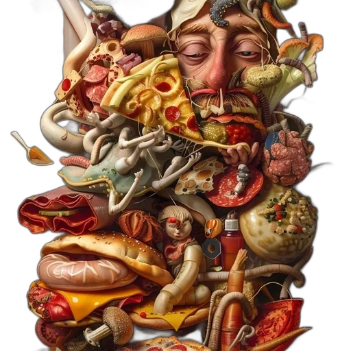 food, face, mask, hat transparent PNG cut-out