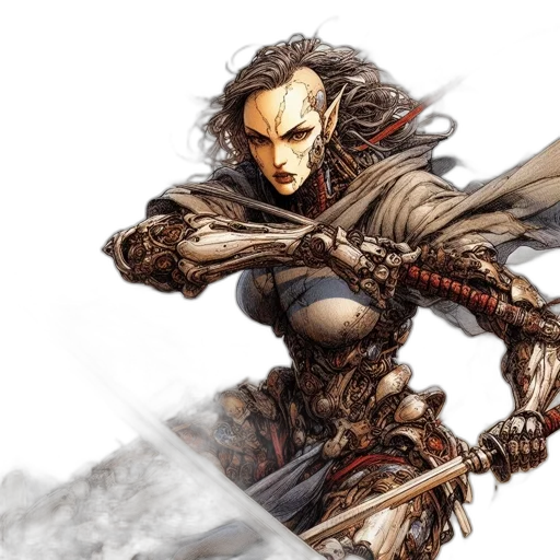 sword, fantasy art, concept art, comic book art transparent PNG cut-out