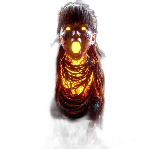 mask, creature, face, hair transparent PNG cut-out