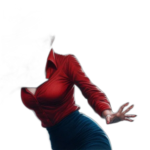 dress, jacket, mask, face transparent PNG cut-out