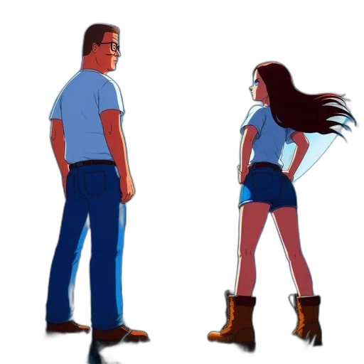 hair, dress, jacket, concept art transparent PNG cut-out
