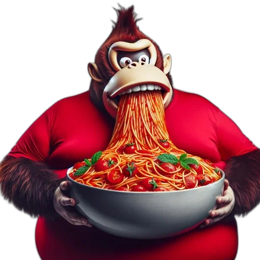 food, animal, creature, 3d render transparent PNG cut-out