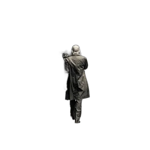 jacket, staff, umbrella, concept art transparent PNG cut-out