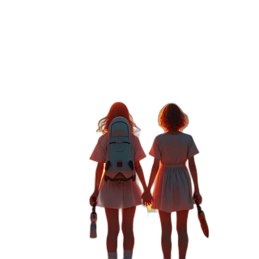 dress, staff, umbrella, concept art transparent PNG cut-out