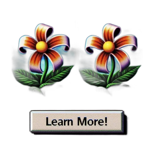 jewelry, flower, 3d render, photorealistic transparent PNG cut-out