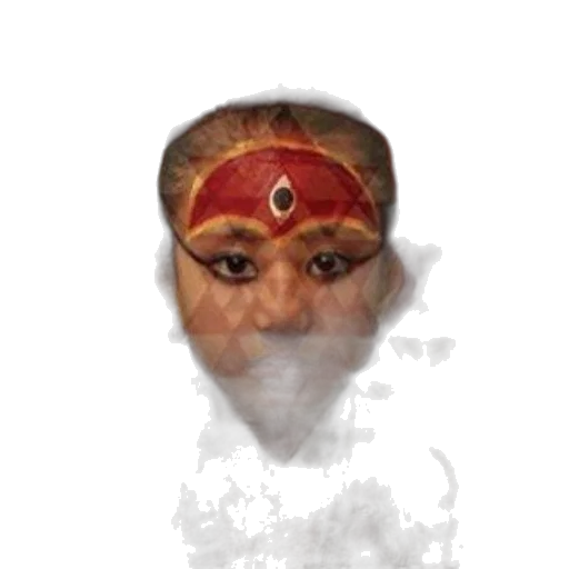mask, face, dragon, staff transparent PNG cut-out