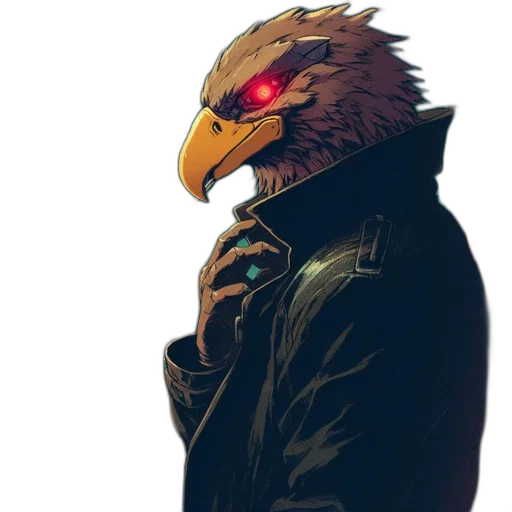 mask, jacket, animal, creature transparent PNG cut-out