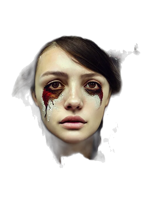 face, mask, photorealistic, concept art transparent PNG cut-out