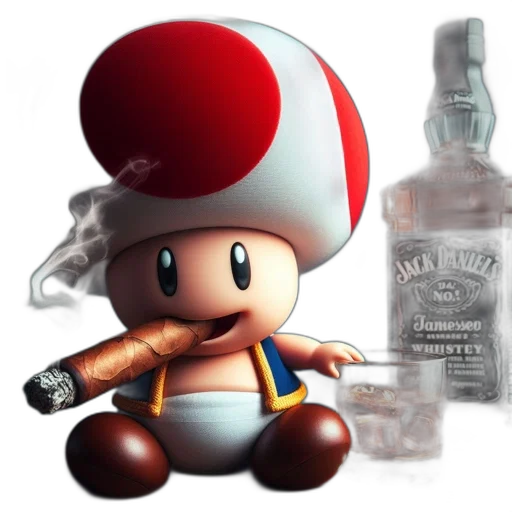 bottle, hat, weapon, crown transparent PNG cut-out