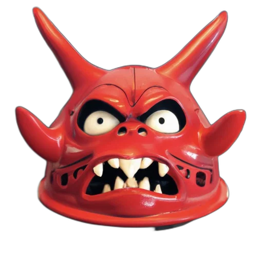 mask, crown, face, creature transparent PNG cut-out