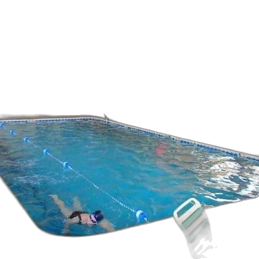 3d render, vaporwave, underwater, person transparent PNG cut-out