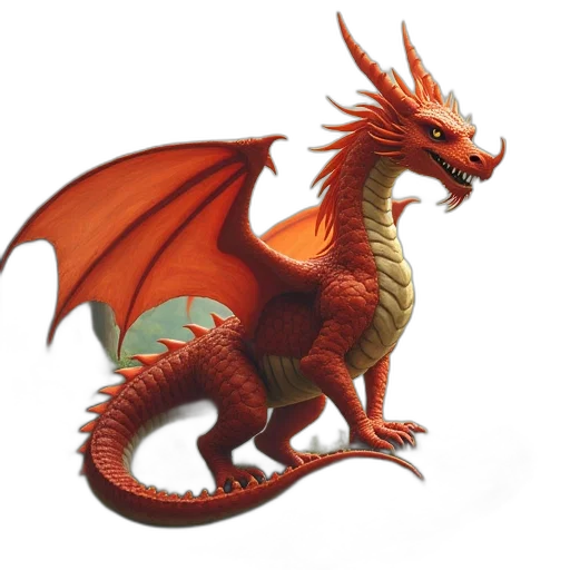 dragon, animal, staff, creature transparent PNG cut-out