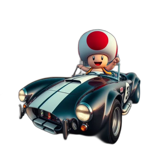 car, hat, concept art, 3d render transparent PNG cut-out