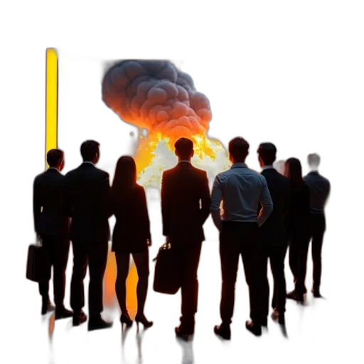staff, group, people, standing transparent PNG cut-out
