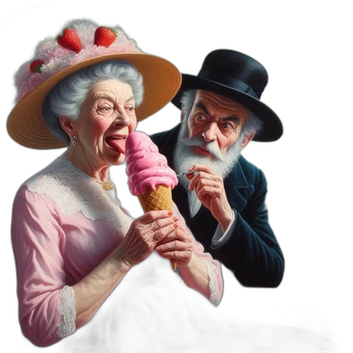 hat, umbrella, food, staff transparent PNG cut-out