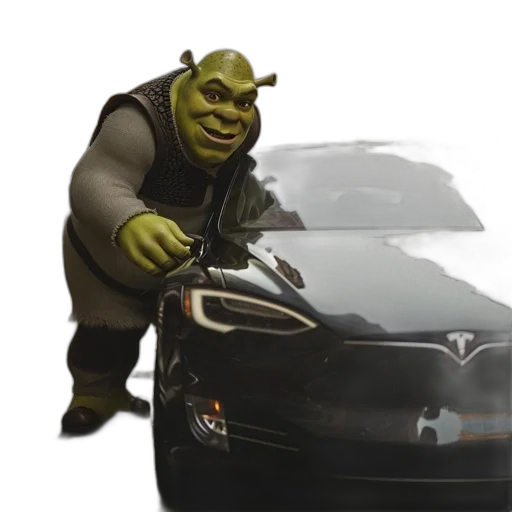 car, creature, animal, face transparent PNG cut-out