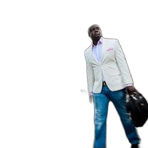 jacket, shoes, staff, 3d render transparent PNG cut-out