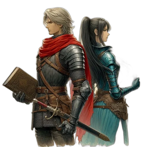 sword, weapon, staff, fantasy art transparent PNG cut-out