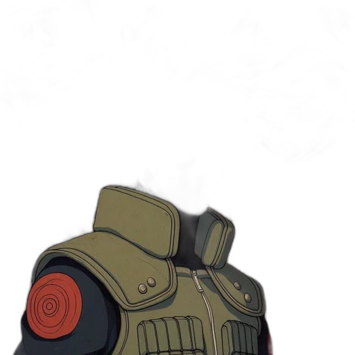 weapon, mask, robot, jacket transparent PNG cut-out