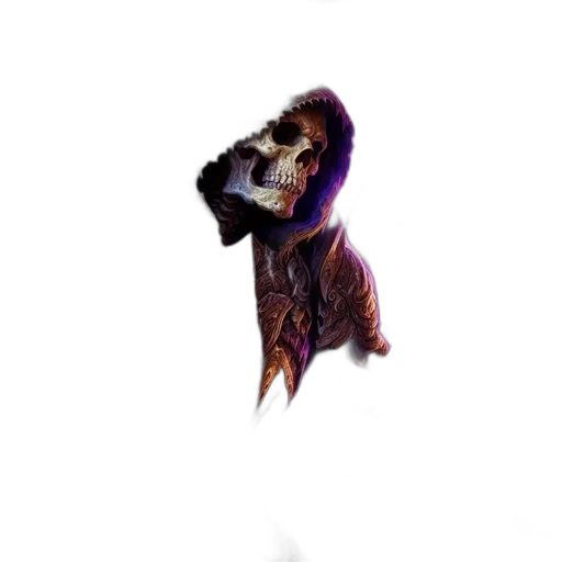 mask, creature, face, jacket transparent PNG cut-out