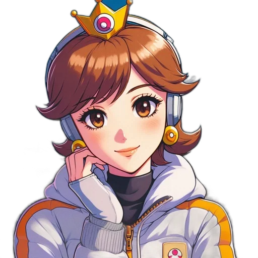 staff, crown, jacket, face transparent PNG cut-out