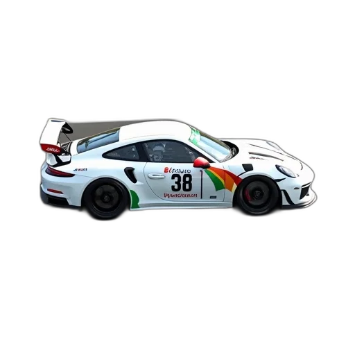 car, 3d render, photorealistic, white transparent PNG cut-out