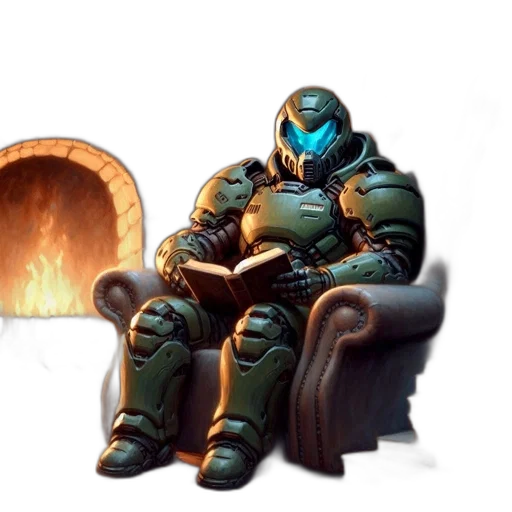 robot, furniture, jacket, mask transparent PNG cut-out