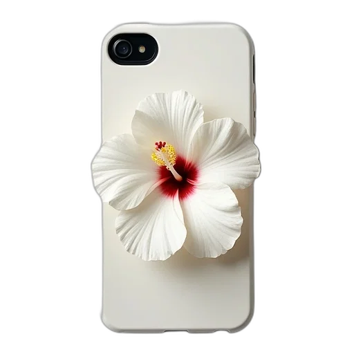 flower, jewelry, white, hibis transparent PNG cut-out