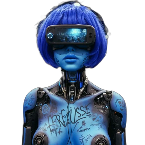 robot, mask, dress, face transparent PNG cut-out