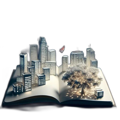 building, 3d render, photorealistic, concept art transparent PNG cut-out
