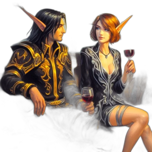 dress, fantasy art, concept art, pixel art transparent PNG cut-out