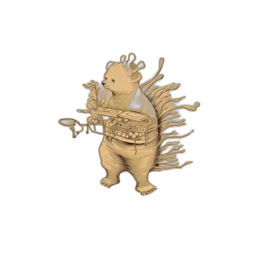 jewelry, staff, dragon, creature transparent PNG cut-out